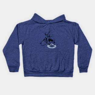 Little girl fighter Kids Hoodie